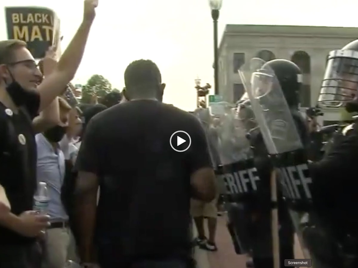 A drop in support for Black Lives Matter